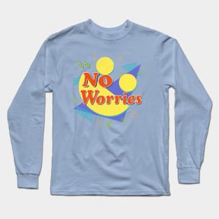 No Worries Vintage 90's Long Sleeve T-Shirt